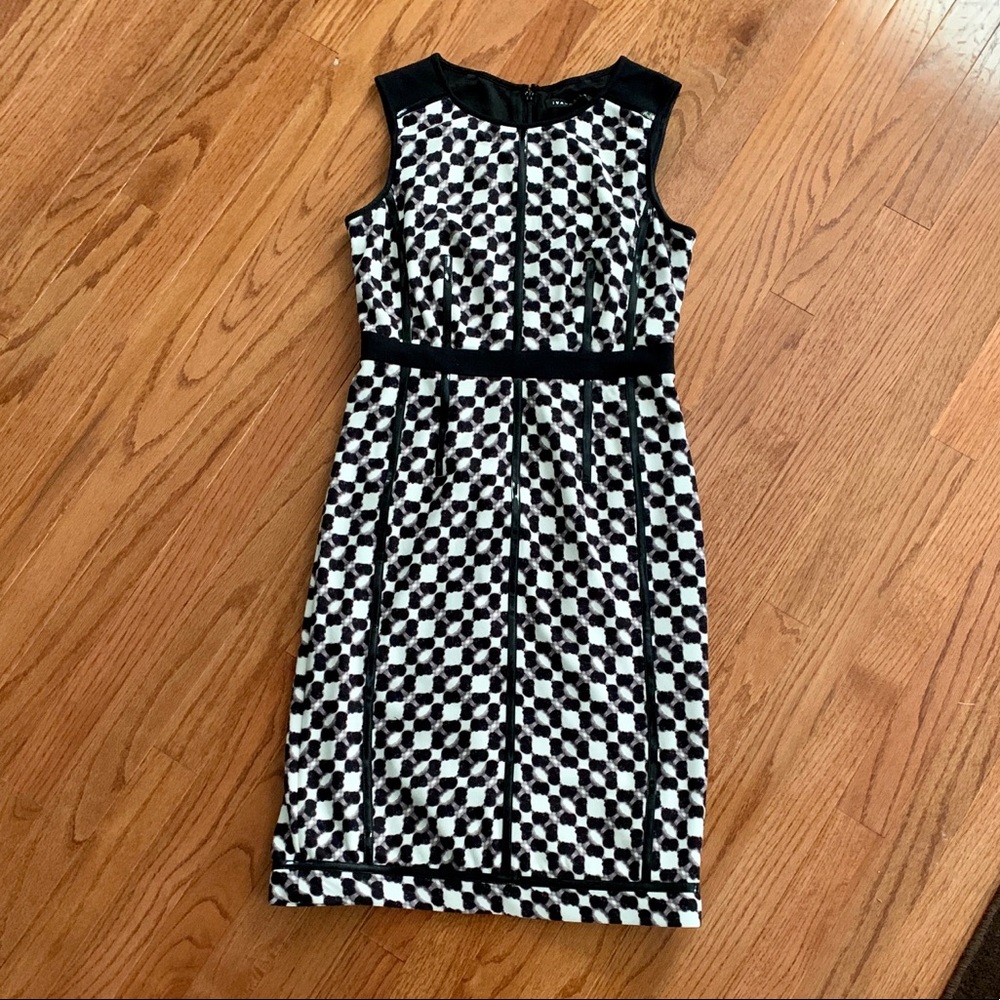 Ivanka Trump - Black & White Checkered Sheath